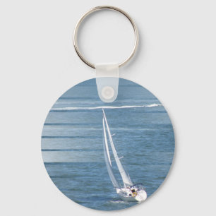 Sailing Wind Design Keychain
