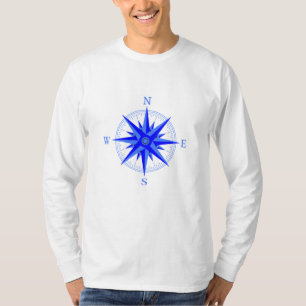 Sailing - Wind Rose Compass Nautical Shirt