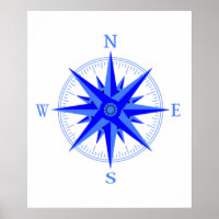 Sailing - Wind Rose Compass Nautical Shirt