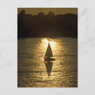 Sailing with a Shadow Postcard