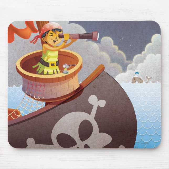 Sailing with Pirates Mouse Mat (Front)