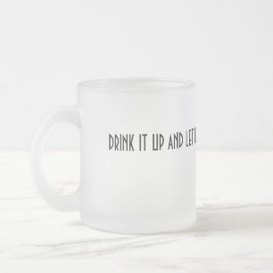 Sailing your soul in the cup Frosted Glass Mug