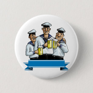 Sailor 6 Cm Round Badge