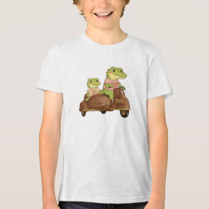 Sailor Ace and First Mate Gator Duo - Retro Advent Tri-Blend Shirt