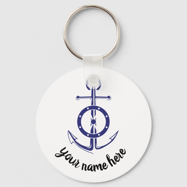 sailor anchor key ring (Front)