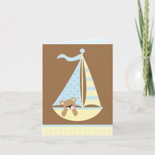 Sailor Baby Bear Card