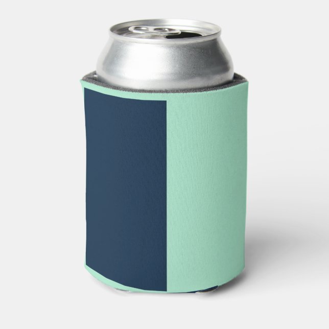 Sailor Blue and Mint Can Cooler (Can Back)