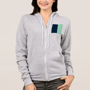 Sailor Blue and Mint Hoodie