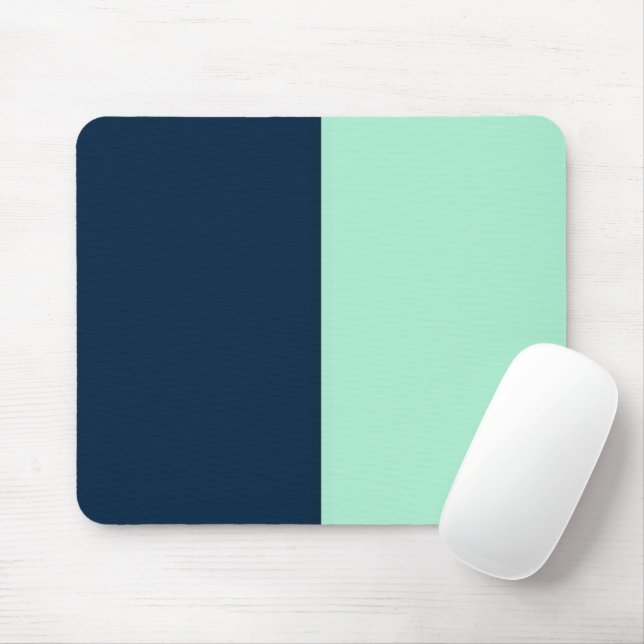 Sailor Blue and Mint Mouse Mat (With Mouse)