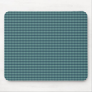 Sailor Blue and Mint Repeat Diamond Pattern Mouse Mat