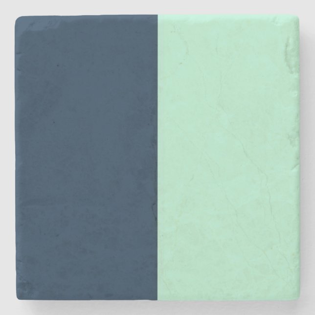 Sailor Blue and Mint Stone Coaster (Front)