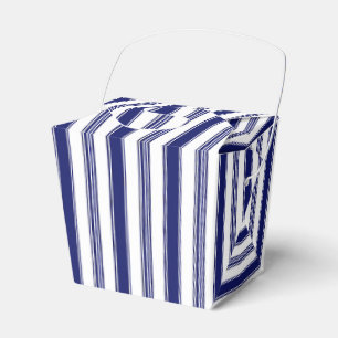 Sailor Blue & White Stripe Favour Box