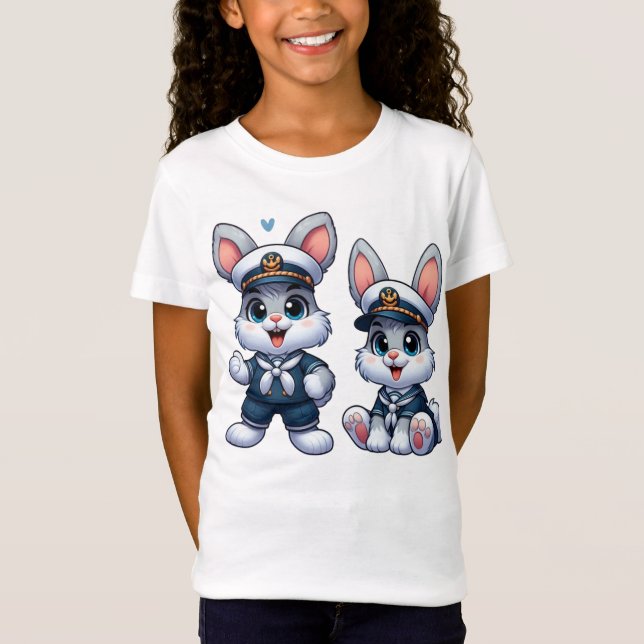 Sailor Bunny Duo T-Shirt (Front)
