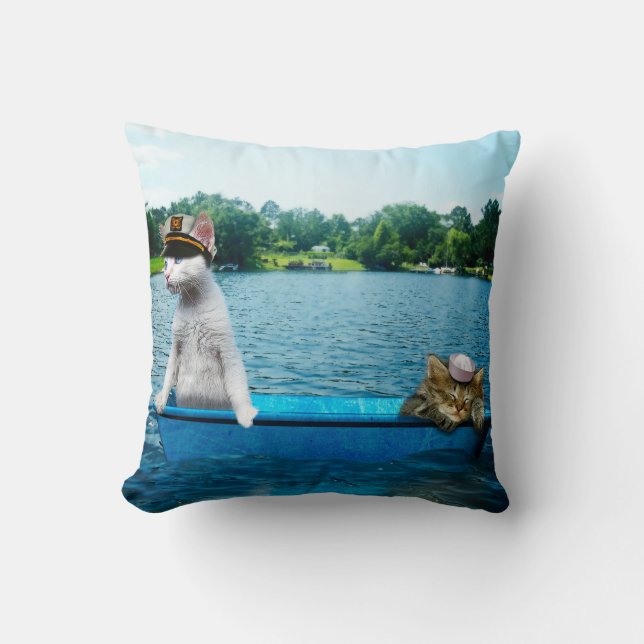 Sailor Cats Cushion (Front)