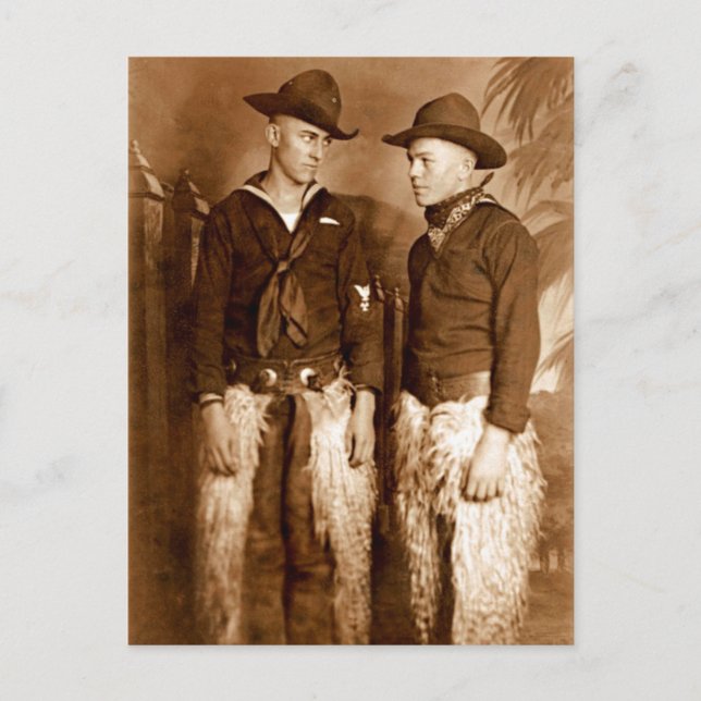 Sailor Cowboys Postcard (Front)