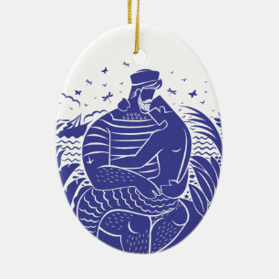 Sailor Daddy O Ceramic Tree Decoration