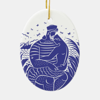 Sailor Daddy O Ceramic Tree Decoration
