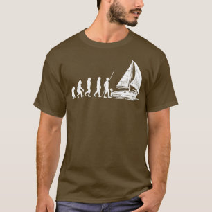 Sailor Evolution Gift Sailing T-Shirt