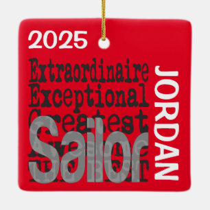 Sailor Extraordinaire CUSTOM Ceramic Ornament