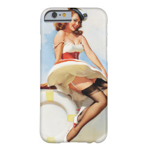 Sailor Girl, 1970s Pin Up Art Barely There iPhone 6 Case