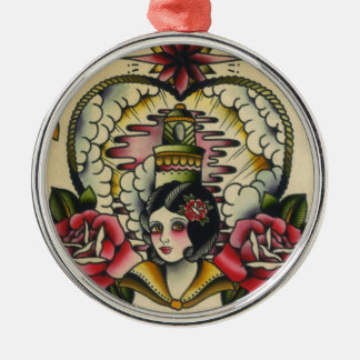 sailor girl 1 metal tree decoration