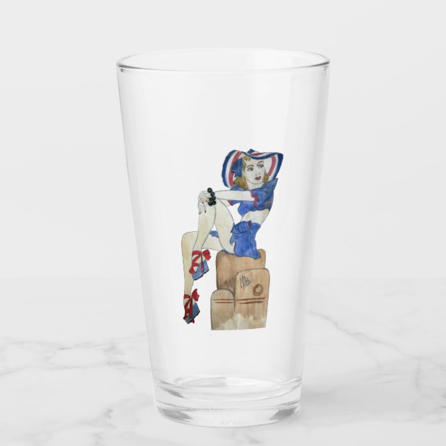 Sailor Girl Glass (Front)
