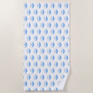 sailor hat beach towel