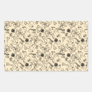 Sailor Jerry Pattern Rectangular Sticker