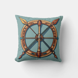 Sailor Jerry Style Outdoor Pillow - Classic Salon