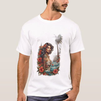 Sailor Jerry's Tropical Odyssey: Tattoo Art T-Shirt