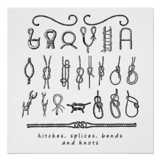 Sailor knots poster