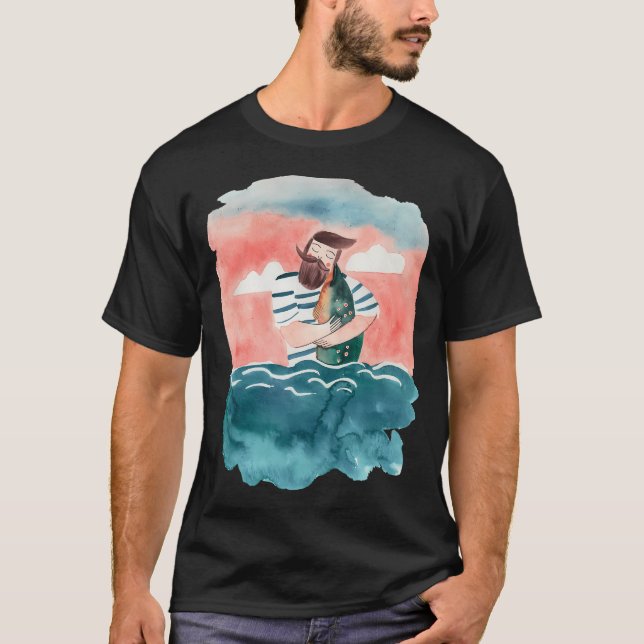 Sailor loves fish T-Shirt (Front)