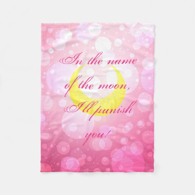 Sailor Moon Quote Blanket (Front)
