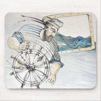 Sailor nautical decoration mouse mat