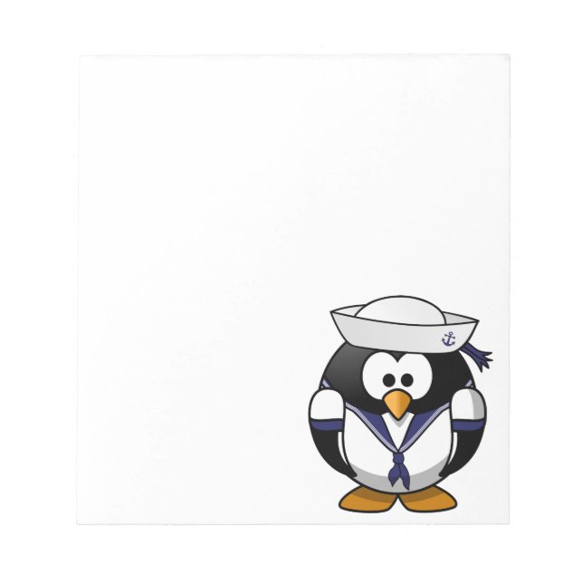 Sailor Penguin Notepad (Front)