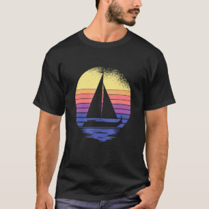 Sailor Sailing Catamaran Retro Vintage T-Shirt