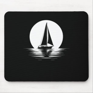 Sailor Sailing Sailboat - Captain Boat Boating Sun Mouse Mat