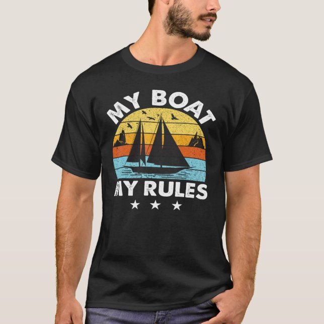 Sailor Sailing Ship Captain Anchor Ship 4 T-Shirt (Front)