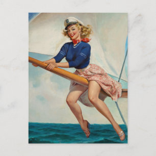 Sailor Spirit Pin Up Postcard