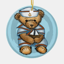 Sailor Teddy Bear  Ornament