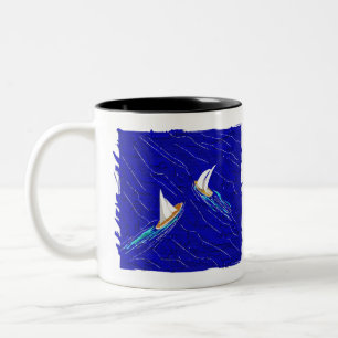 Sailor to the heart Two-Tone coffee mug