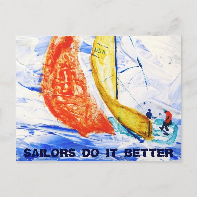 Sailors Do It Better Post Card (Front)