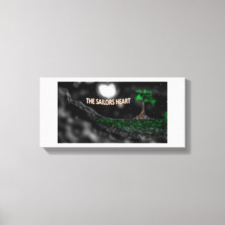 sailors heart canvass print