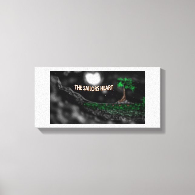 sailors heart canvass print (Front)
