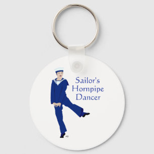 Sailors Hornpipe Dancer Key Ring