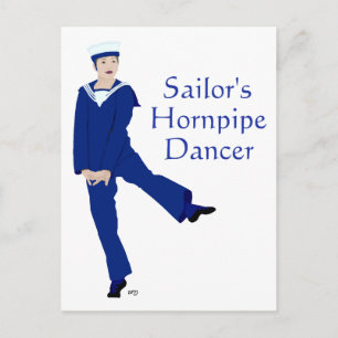 Sailors Hornpipe Dancer Postcard