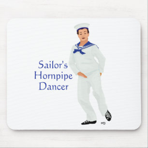 Sailors Hornpipe Highland Dancer Mouse Mat