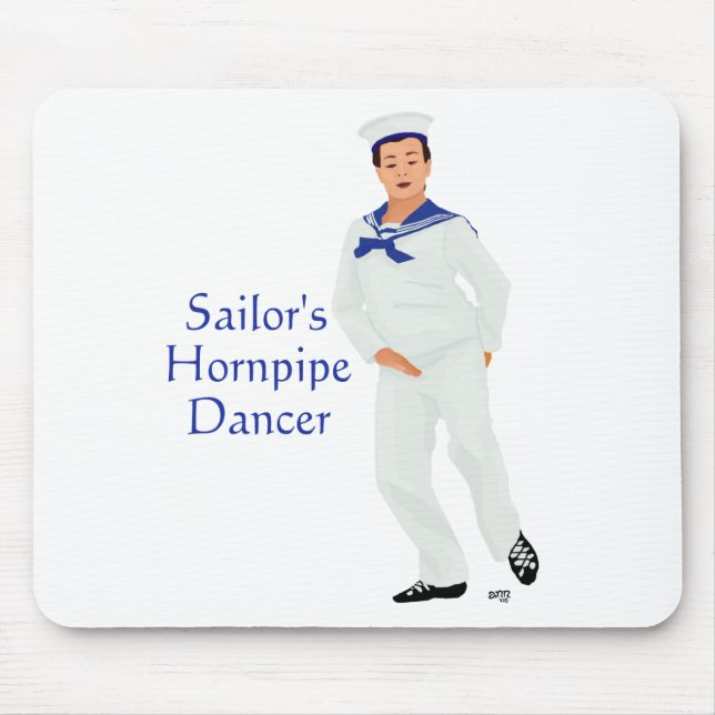 Sailors Hornpipe Highland Dancer Mouse Mat (Front)
