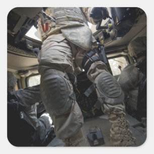 Sailors learn convoy procedures square sticker