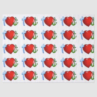 sailors love jesus tissue paper